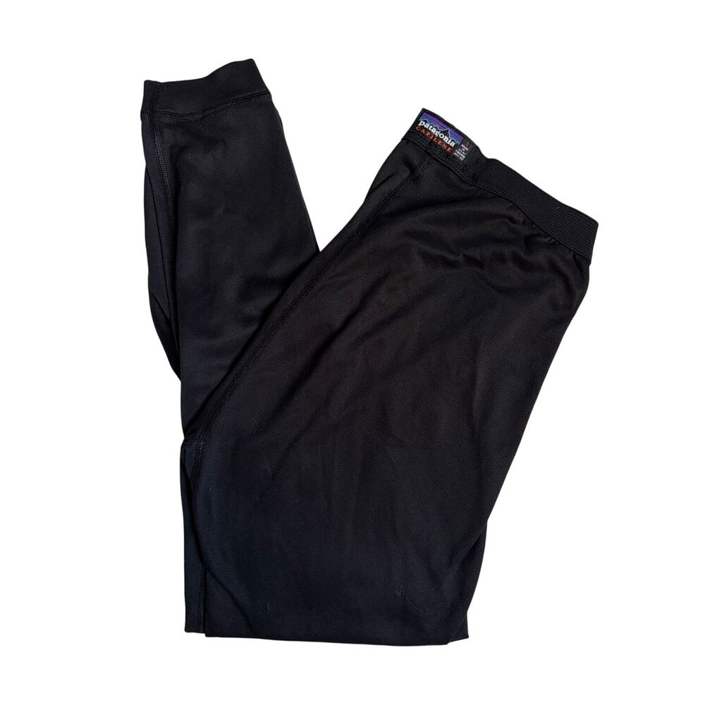 Patagonia Women's Capilene Midweight Base Layer Bottoms (Black) - Small